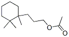 alpha,beta,beta-trimethylcyclohexylpropyl acetate Structure