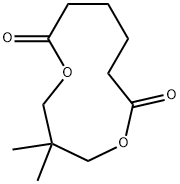 3,3-dimethyl-1,5-dioxacycloundecane-6,11-dione Struktur