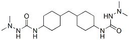 4,4'-(methylenedicyclohexane-1,4-diyl)bis[1,1-dimethylsemicarbazide] 结构式