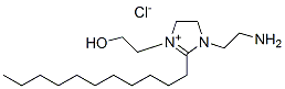 1-(2-aminoethyl)-4,5-dihydro-3-(2-hydroxyethyl)-2-undecyl-1H-imidazolium chloride,94113-72-1,结构式