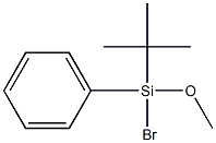 tert-ブチルメトキシフェニルシリルブロミド 化学構造式