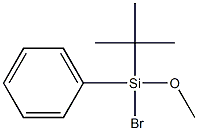 TERT-BUTYLMETHOXYPHENYLSILYL BROMIDE Structure