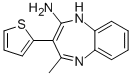 1H-1,5-BENZODIAZEPIN-2-AMINE, 4-METHYL-3-(2-THIENYL)-|