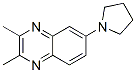 Quinoxaline,  2,3-dimethyl-6-(1-pyrrolidinyl)- Structure