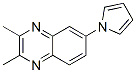 Quinoxaline,  2,3-dimethyl-6-(1H-pyrrol-1-yl)- Structure