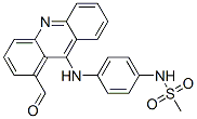 Methanesulfonamide, N-(4-((1-formyl-9-acridinyl)amino)phenyl)- 结构式