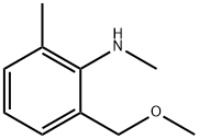 N-メチル2-メチル-6-メトキシメチルアニリン 化学構造式