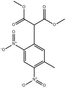 Dimethyl 2-(5-methyl-2,4-dinitrophenyl)malonate Structure