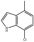 7-Chloro-4-methyl-1H-indole Structure