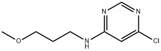 4-氯-6-(3-甲氧基丙基氨基)嘧啶,941294-46-8,结构式