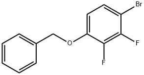 1-(Benzyloxy)-4-bromo-2,3-difluorobenzene Struktur