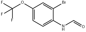 N-甲酰基-2-溴4-三氟甲氧基苯胺,941294-53-7,结构式