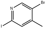 5-Bromo-2-iodo-4-picoline Structure