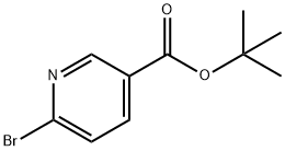 t-butyl 6-bromo-3-pyridinecarboxylate Struktur