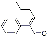 2-phenylhex-2-enal 结构式