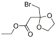 ethyl 2-(bromomethyl)-1,3-dioxolane-2-acetate 结构式