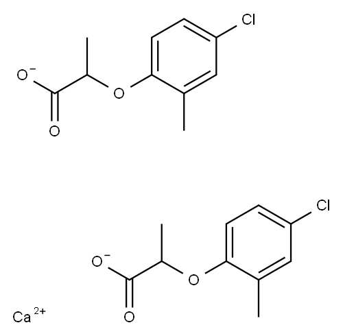 calcium 2-(4-chloro-2-methylphenoxy)propionate Struktur