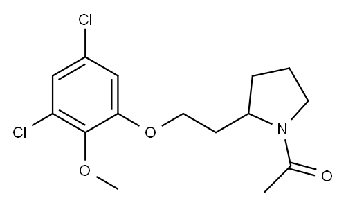 94134-05-1 1-acetyl-2-[2-(3,5-dichloro-2-methoxyphenoxy)ethyl]pyrrolidine