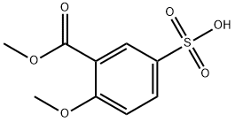 methyl 5-sulpho-o-anisate Struktur