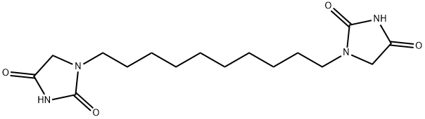1,1'-(decane-1,10-diyl)bis(imidazoline-2,4-dione) 结构式