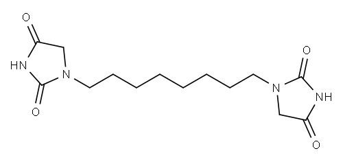 1,1'-(octane-1,8-diyl)bisimidazolidine-2,4-dione Structure