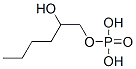 2-hydroxyhexyl dihydrogen phosphate Struktur