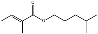 4-methylpentyl 2-methylcrotonate Structure