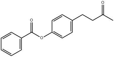 4-(3-oxobutyl)phenyl benzoate Structure