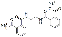 disodium 2,2'-[1,2-ethanediylbis(iminocarbonyl)]bisbenzoate Structure