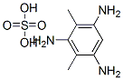 2,6-ジメチル-1,3,5-ベンゼントリアミン/硫酸,(1:x) 化学構造式