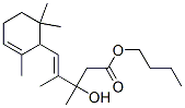 butyl 3-hydroxy-3,4-dimethyl-5-(2,6,6-trimethyl-2-cyclohexen-1-yl)pent-4-en-1-oate Structure