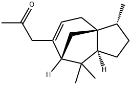 [3R-(3alpha,3abeta,7beta,8aalpha)]-1-(2,3,4,7,8,8a-hexahydro-3,8,8-trimethyl-1H-3a,7-methanoazulen-6-yl)acetone Structure
