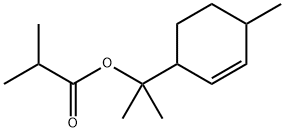 1-methyl-1-(4-methylcyclohex-2-enyl)ethyl isobutyrate 结构式