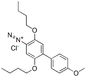 2,5-dibutoxy-4'-methoxy[1,1'-biphenyl]-4-diazonium chloride Structure