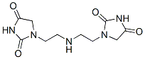 1,1'-(iminodiethane-2,1-diyl)bisimidazolidine-2,4-dione Struktur