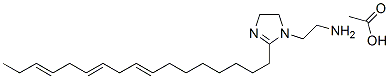 2-(heptadeca-8,11,14-trienyl)-4,5-dihydro-1H-imidazole-1-ethylamine monoacetate Struktur