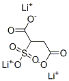 2-[(リチオオキシ)スルホニル]こはく酸ジリチウム 化学構造式