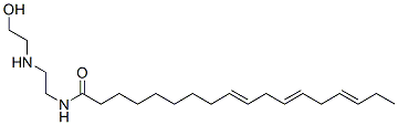 N-[2-[(2-hydroxyethyl)amino]ethyl]-9,12,15-octadecatrienamide Structure