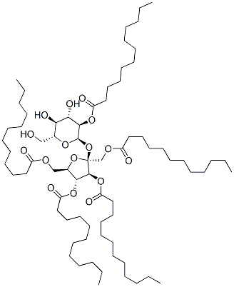sucrose pentalaurate Structure