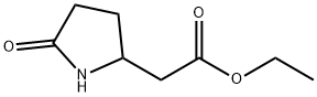 5-オキソ-2-ピロリジン酢酸エチル 化学構造式
