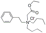 dibutyl(2-ethoxy-2-oxoethyl)phenethylammonium chloride Structure