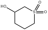 テトラヒドロ-2H-チオピラン-3-オール1,1-ジオキシド 化学構造式