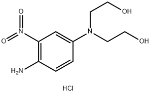 4-氨基-3-硝基苯胺-N,N-二乙醇盐酸盐, 94158-13-1, 结构式