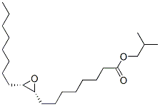isobutyl cis-3-octyloxiran-2-octanoate Structure