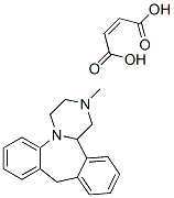1,2,3,4,10,14b-hexahydro-2-methyldibenzo[c,f]pyrazino[1,2-a]azepine maleate 结构式
