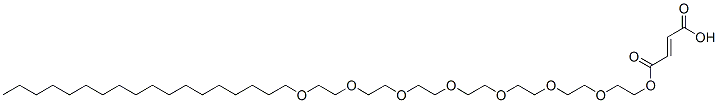 (3,6,9,12,15,18,21-heptoxanonatriacontyl) hydrogen but-2-ene-1,4-dioate Struktur