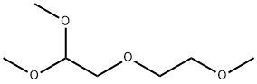 1,1-Dimethoxy-2-(2-methoxyethoxy)ethane Struktur