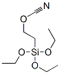 2-(triethoxysilyl)ethyl cyanate Structure