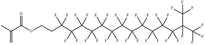 3,3,4,4,5,5,6,6,7,7,8,8,9,9,10,10,11,11,12,12,13,13,14,14,15,16,16,16-octacosafluoro-15-(trifluoromethyl)hexadecyl methacrylate 结构式