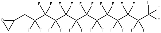 (2,2,3,3,4,4,5,5,6,6,7,7,8,8,9,9,10,10,11,11,12,12,13,13,13-pentacosafluorotridecyl)oxirane Struktur